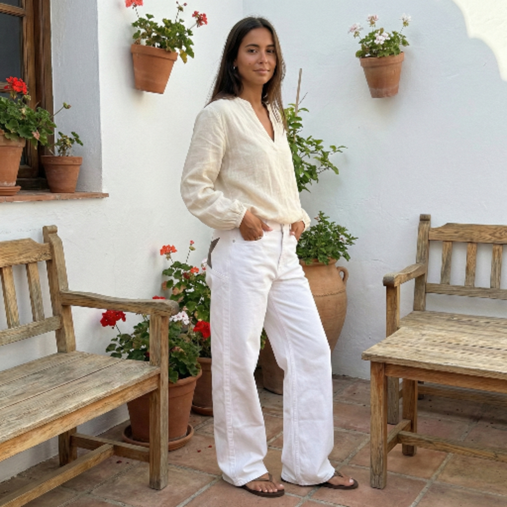 Meritxell | Pantalón campana Estrella