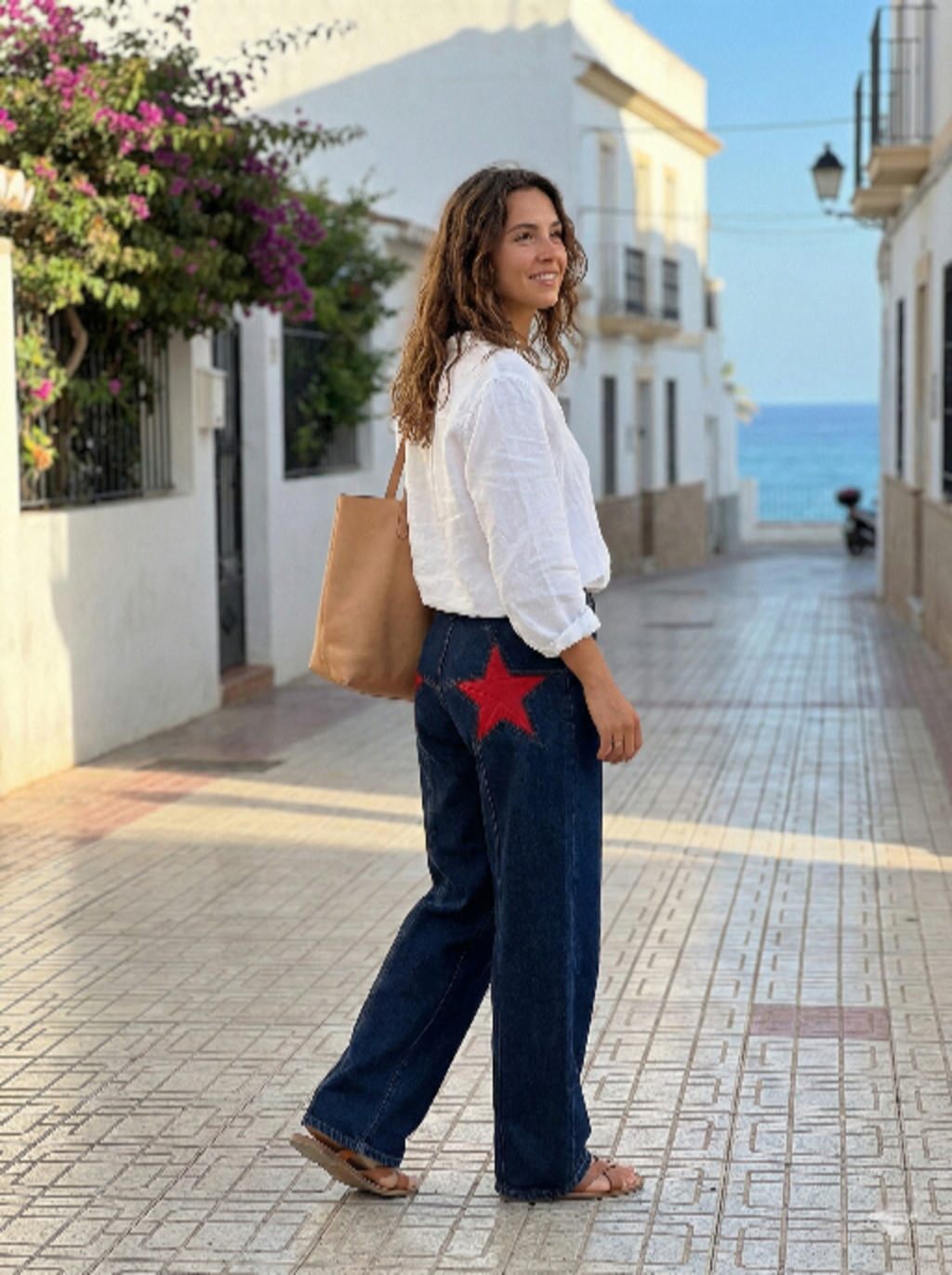Meritxell | Pantalón campana Estrella