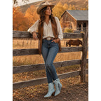 Corinne | Botines western con flecos