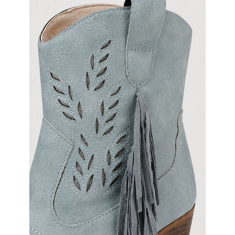 Corinne | Botines western con flecos