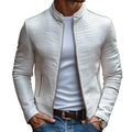Adolfo | Chaqueta efecto piel con estampado mineral para hombre