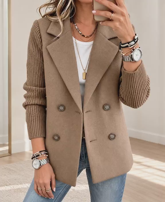 Carla | Blazer con mangas de punto
