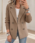 Carla | Blazer con mangas de punto