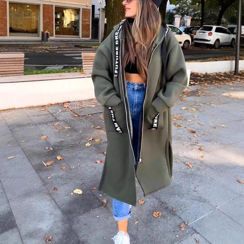 Uxía | Chaqueta oversize con capucha