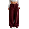 Lúa | Pantalones de pernera ancha con bolsillos para mujer