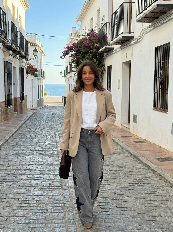 Pantalón Stella gris