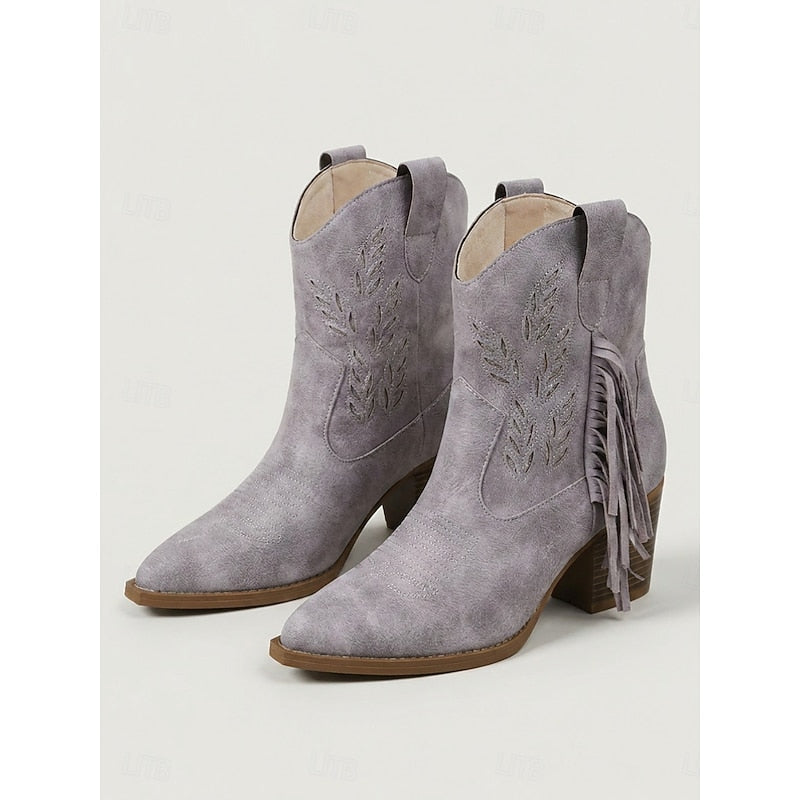Corinne | Botines western con flecos