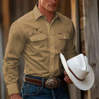 Clayton | Camisa western de manga larga